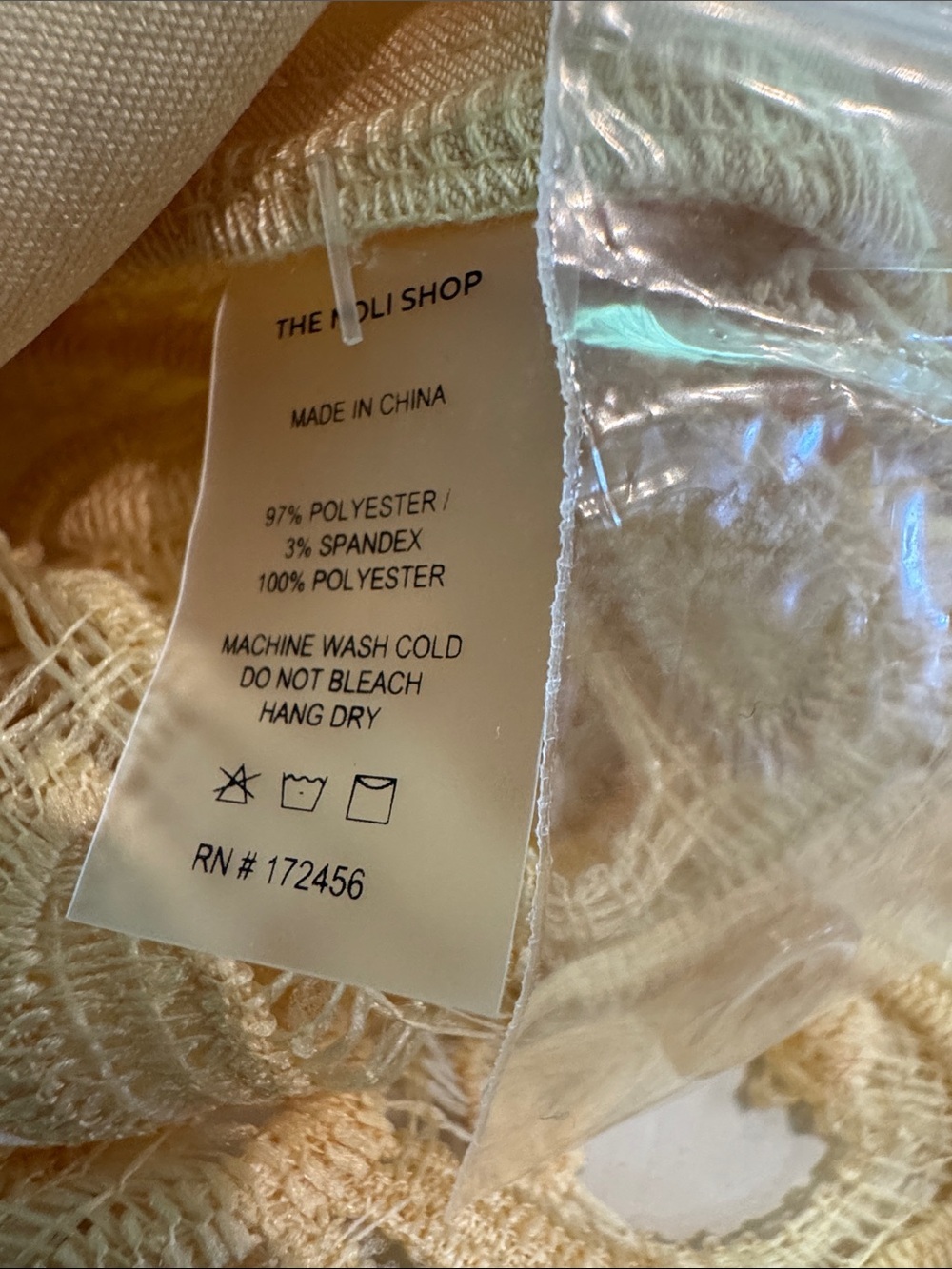 The Noli Shop Amelia Silky Lace Blouse Size M - Picture 6 of 8